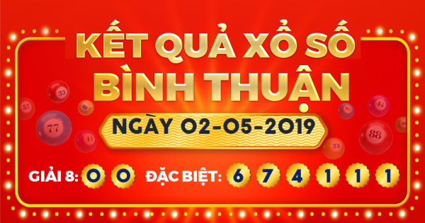 Xổ số Bình Thuận ngày 2 tháng 5